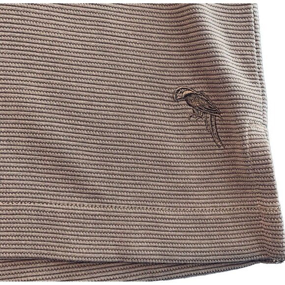 Caribbean Knit Pullover Mens Large Mobal Blend Soft Knit Brown Resort Nautical - Picture 7 of 7